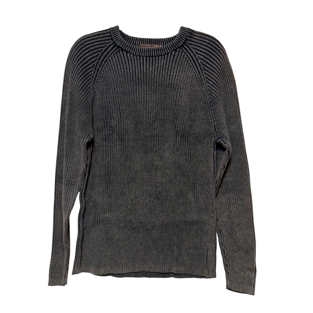 Liberty Sweaters Quiet Luxury Ribbed Sweater‎ Men's XL Minimalist Dark Academia
